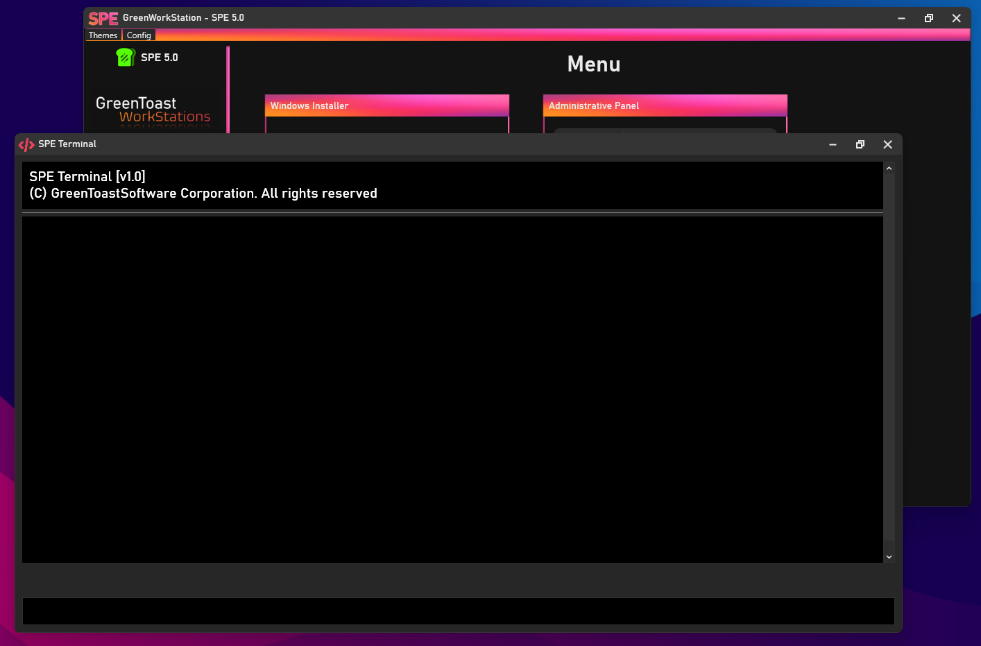 Nova tela inicial SPE 5